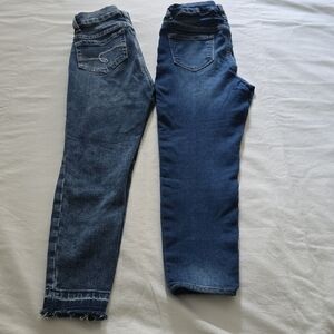 GAP Women's Skinny Jeans in Dark and Medium Blue